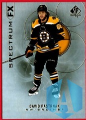 2020-21 SP Authentic Spectrum FX #S-1 David Pastrnak - Boston Bruins